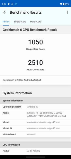 Geekbench6 Benchmark