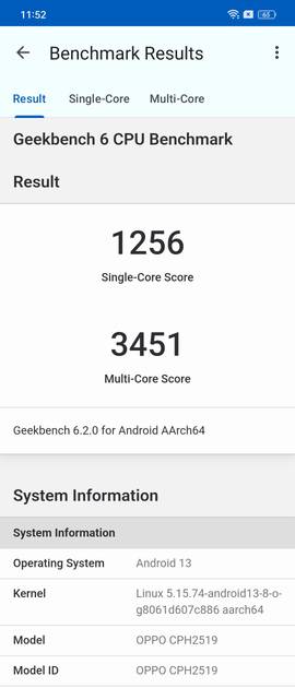 Geekbench6 Benchmark