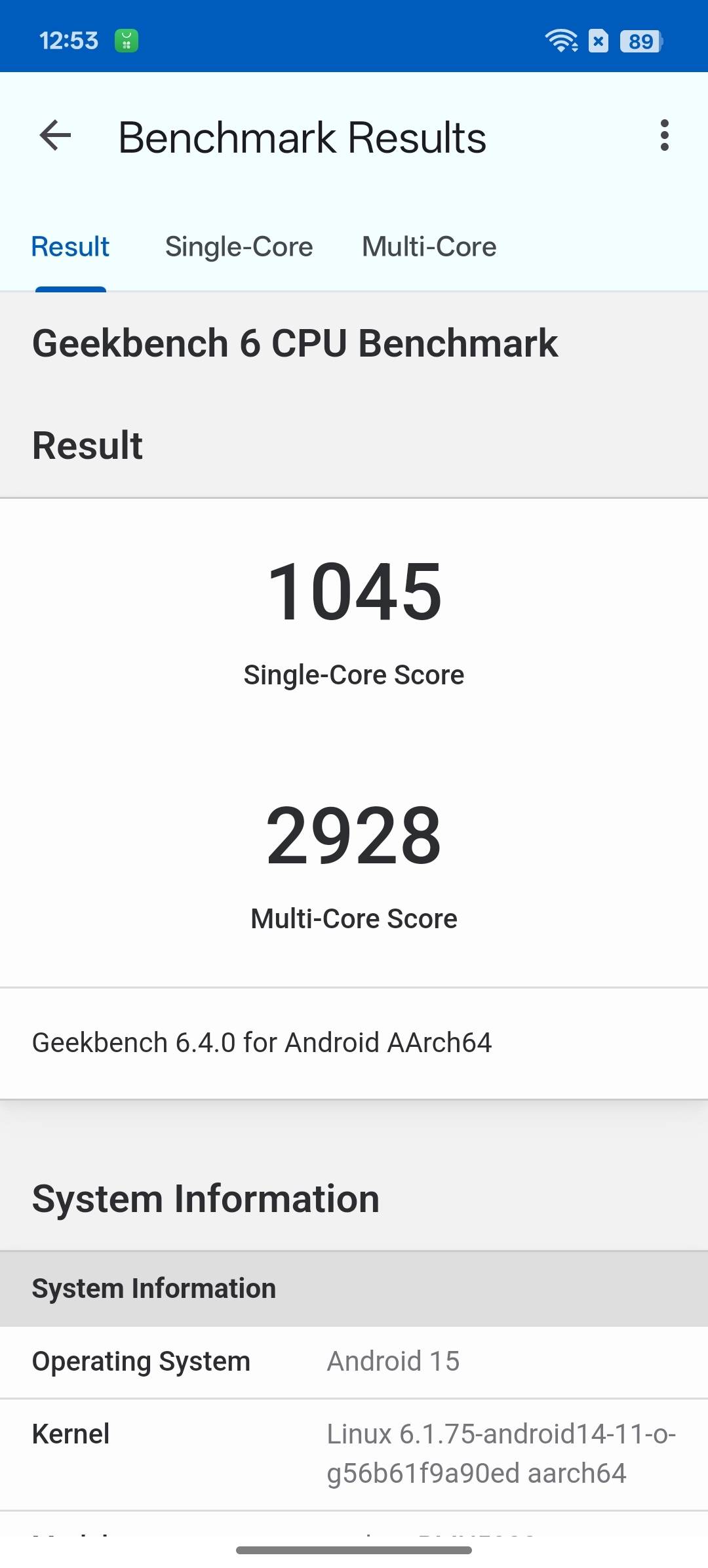 Benchmarks