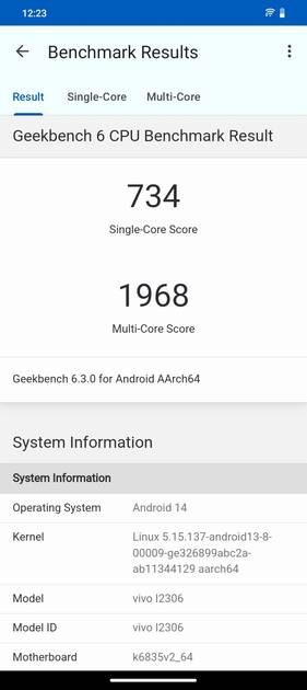 Geekbench6 Benchmark