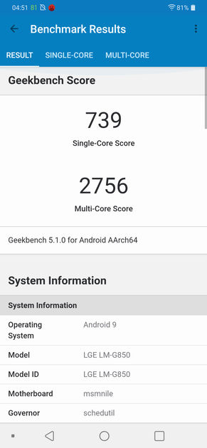 Geekbench5 Benchmark