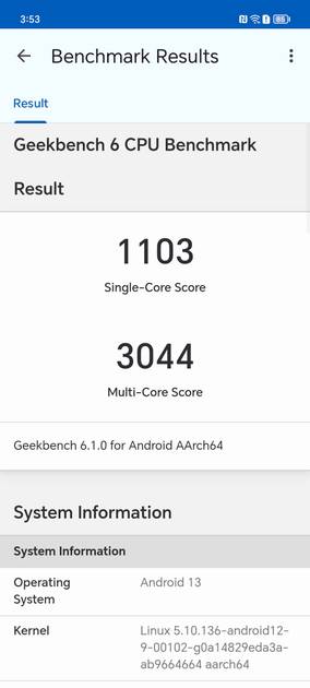 Geekbench6 Benchmark