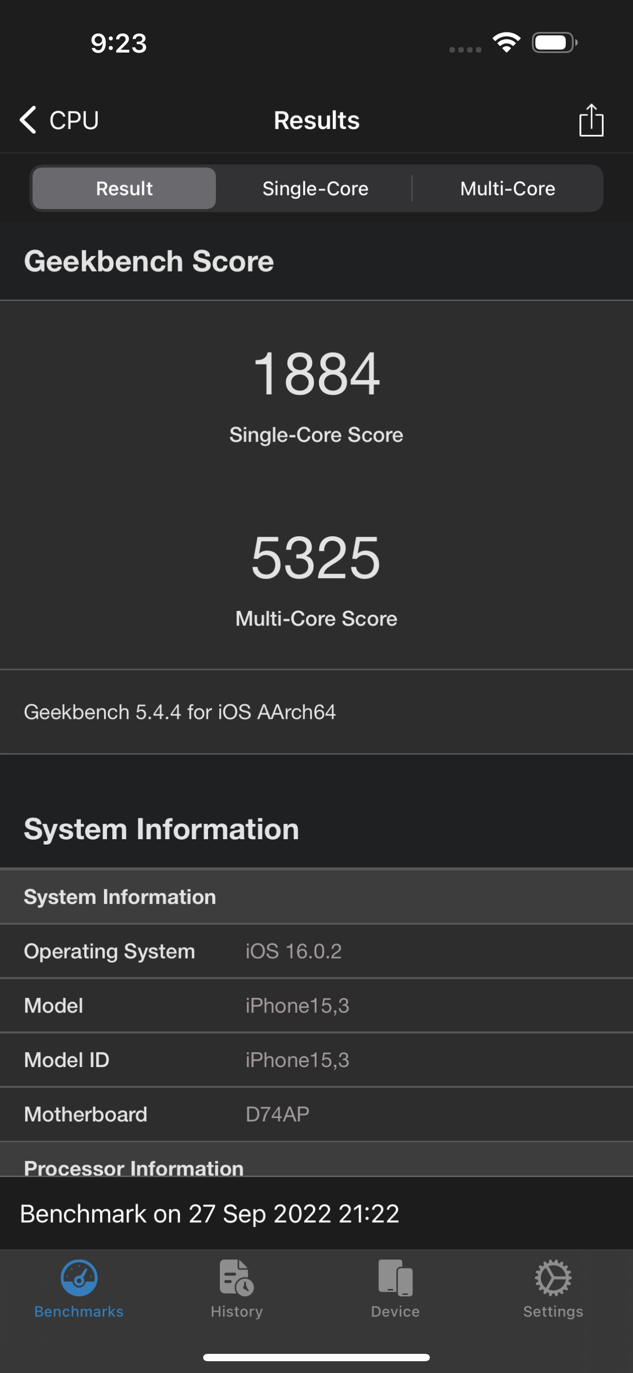 Benchmarks