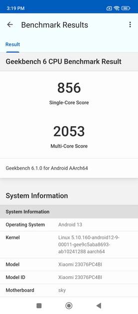 Geekbench6 Benchmark