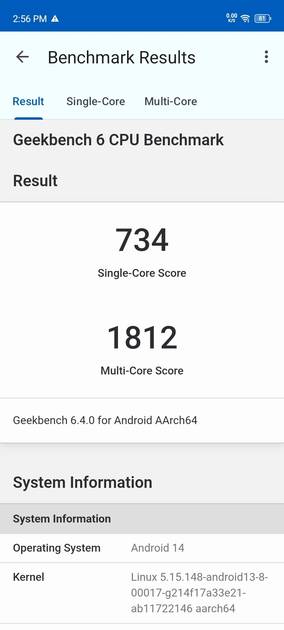 Geekbench6 Benchmark