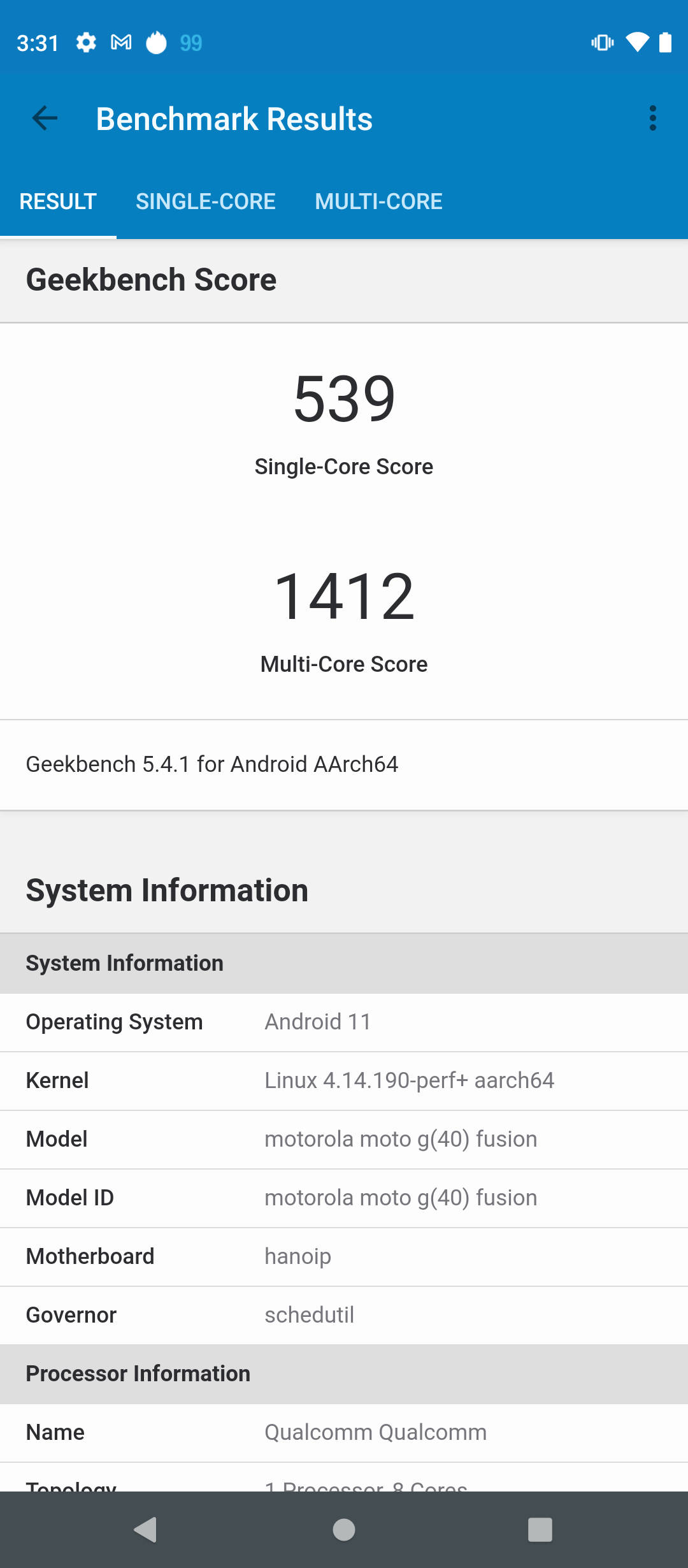 Benchmarks