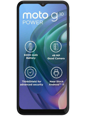 Used (Renewed) MOTOROLA G10 Power (64 GB) (4 GB RAM) (Breeze Blue)