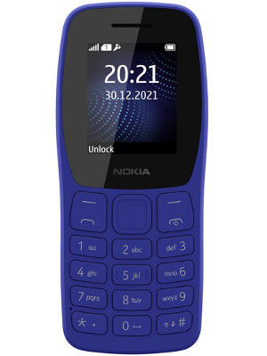 Used (Renewed) Nokia 105 Single SIM, Keypad Mobile Phone with Wireless FM Radio | Charcoal
