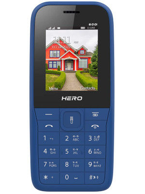 Used (Refurbished) Lava Hero 600i (Sapphire Blue) with Sleek and Stylish Design, 10 Regional Languages Input