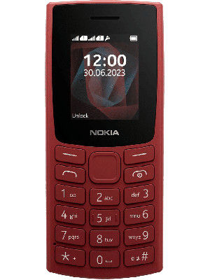 Used (Refurbished) Nokia All-New 105 Dual Sim Keypad Phone with Built-in UPI Payments, Long-Lasting Battery, Wireless FM Radio | RED