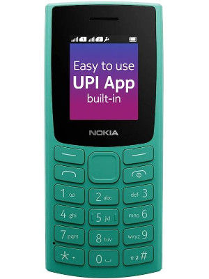 Used (Refurbished) Nokia 106 Dual Sim, Keypad Phone with Built-in UPI Payments App, Long-Lasting Battery, Wireless FM Radio & MP3 Player, and MicroSD Card Slot | Green