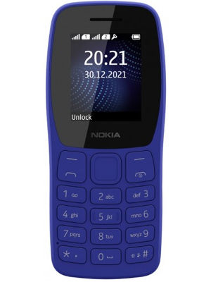 Used (Refurbished) Nokia 105 Classic | Single SIM Keypad Phone with Built-in UPI Payments, Long-Lasting Battery, Wireless FM Radio, Charger in-Box | Blue