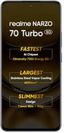 realme Narzo 70 Turbo 8GB RAM