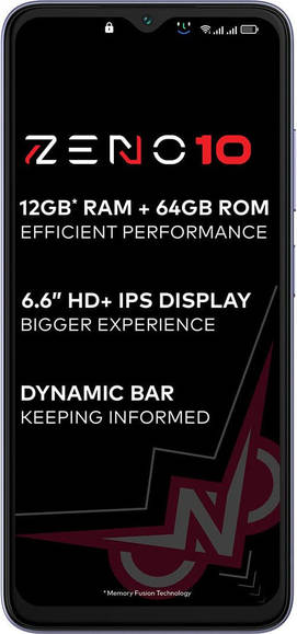 Itel Zeno 10 4GB RAM