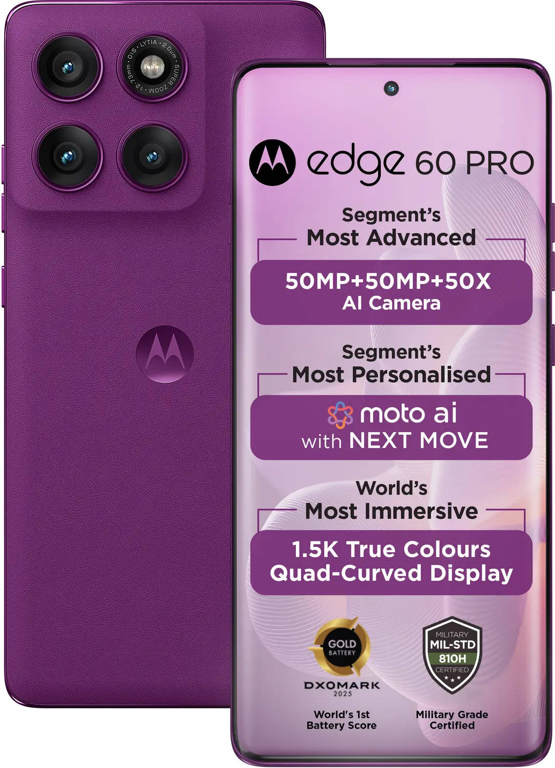 Motorola Edge 60 Pro - Full Specifications & Price in India (28th