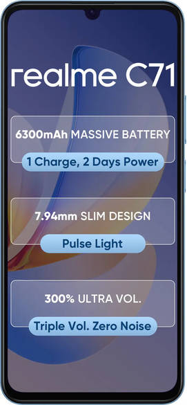realme C71 128GB 8GB RAM