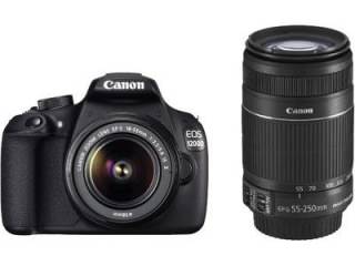 Canon EOS 1200D Dual Kit (EF S18-55 IS II and 55-250 mm IS II) Digital SLR Camera Price