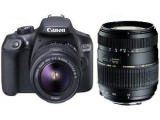 Canon EOS 1300D (EF-S 18-55mm f/3.5-f/5.6 IS II and AF 70-300mm f/4-f/5.6 Di LD Kit Lens) Digital SLR Camera