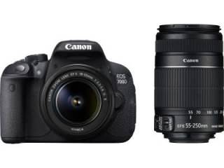 Canon EOS 700D Double Zoom (EF S18 - 55 mm IS II and EF S55 - 250 mm II) Digital SLR Camera Price