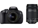Compare Canon EOS 700D Double Zoom (EF S18 - 55 mm IS II and EF S55 - 250 mm II) Digital SLR Camera