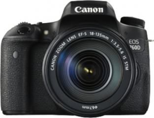Canon EOS 760D Kit (EF-S 18 - 135 mm IS STM) Digital SLR Camera Price
