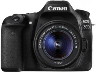 Canon EOS 80D (EF-S 18-55mm f/3.5-f/5.6 IS STM Kit Lens) Digital SLR Camera Price