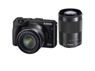 Canon EOS M3 (EF-M 18-55mm f/3.5-f/5.6 IS STM and EF-M 55-200mm f/4.5-f/6.3 IS STM Kit II Lens) Mirrorless Camera Price
