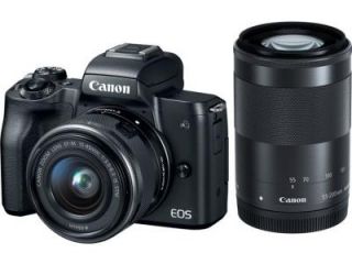 Canon EOS M50 (EF-M 15-45mm f/3.5-f/6.3 IS STM and EF-M 55-200mm f/4.5-f/6.3 IS STM Kit Lens) Mirrorless Camera Price