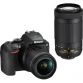 Nikon D3500 (AF-P DX 18-55mm f/3.5-f/5.6G VR and AF-P DX 70-300mm f/4.5-f/6.3G ED Dual Kit Lens) Digital SLR Camera price in India