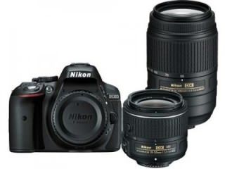 Nikon D5300 (AF-S 18-55mm VR II and AF-S 55-300mm VR Kit Lens) Digital SLR Camera Price
