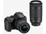 Compare Nikon D5600 (AF-P DX 18-55mm f/3.5-f/5.6G VR and AF-P DX 70-300mm f/4.5-f/6.3G ED VR Dual Kit Lens) Digital SLR Camera