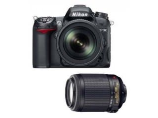 Nikon D7000 (AF-S 18-105mm f/3.5-f/5.6 VR and AF-S 55-200mm f/4-f/5.6G IF-ED Kit Lens) Digital SLR Camera Price