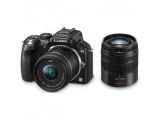 Compare Panasonic Lumix DMC-G5W (14-42mm f/3.5-f/5.6 and 45-150mm f/4-f/5.6 Kit Lens) Mirrorless Camera