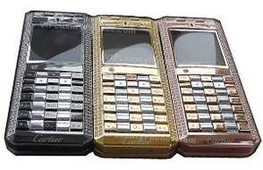 Cartier 2011 Gold Stone Round GSM Phone