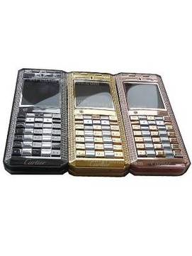 Cartier 2011 Gold Stone Round GSM Phone