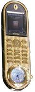 Cartier Gold Clock Mobile Cell Phone