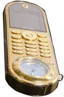 Cartier Gold Clock Mobile Cell Phone
