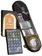 Cartier Gold Clock Mobile Cell Phone