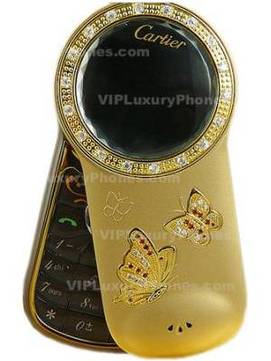 Cartier V7 Butterfly Mobile Phone