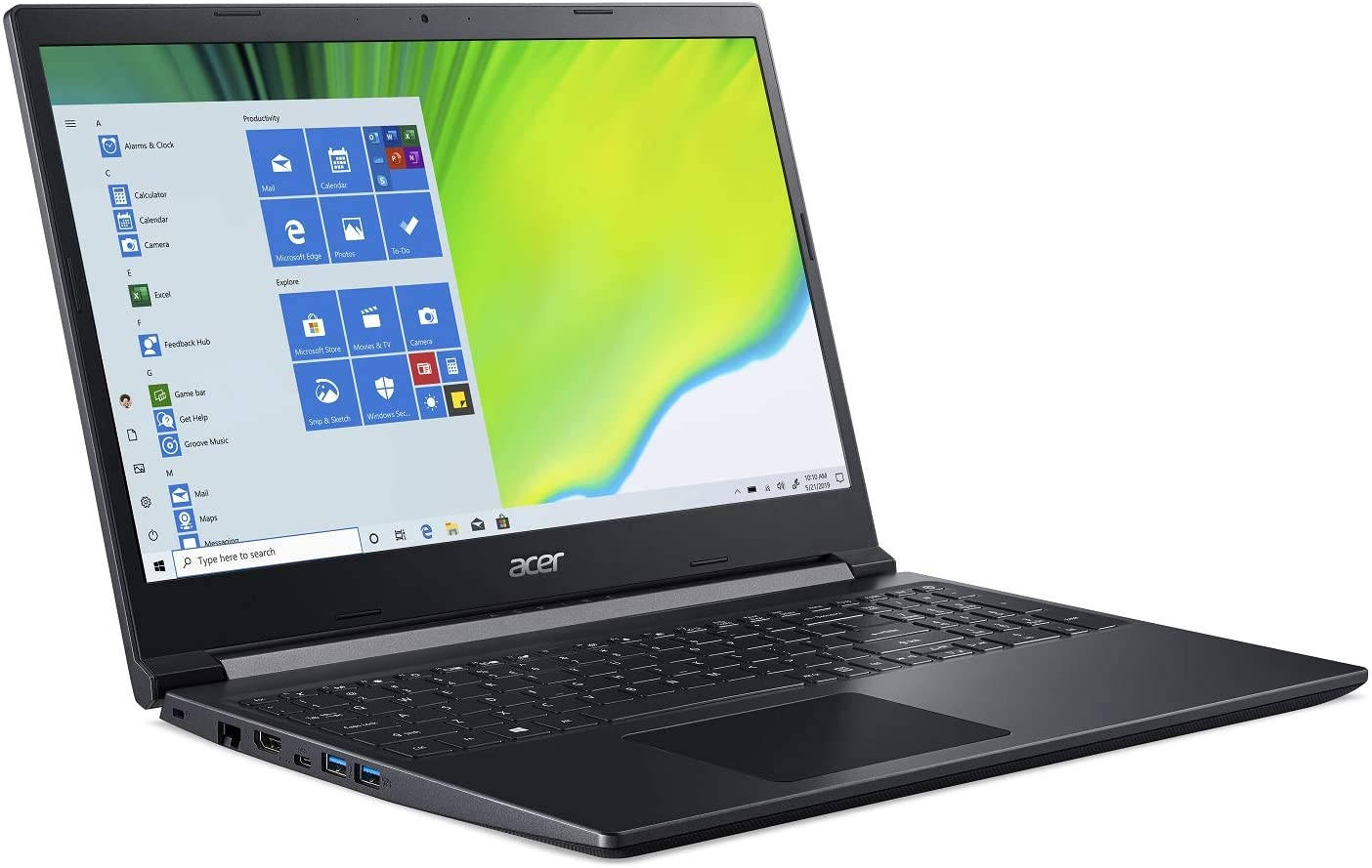 Acer Aspire 7 A715-41G-R7X4 (NH.Q8DAA.002) Laptop (AMD Quad Core Ryzen 5/8 GB/512 GB SSD/Windows 10/4 GB)