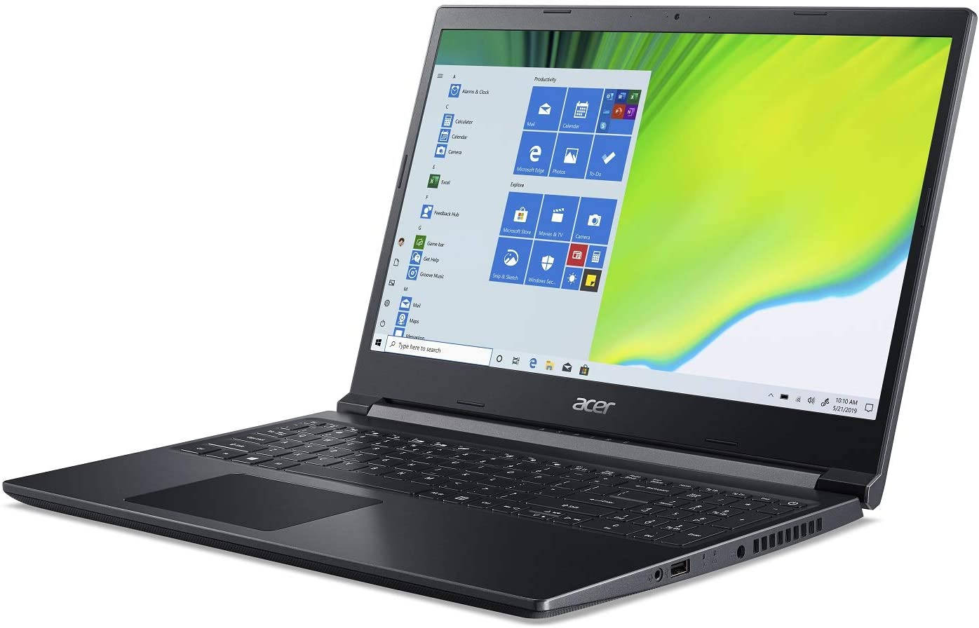Acer Aspire 7 A715-41G-R7X4 (NH.Q8DAA.002) Laptop (AMD Quad Core Ryzen 5/8 GB/512 GB SSD/Windows 10/4 GB)