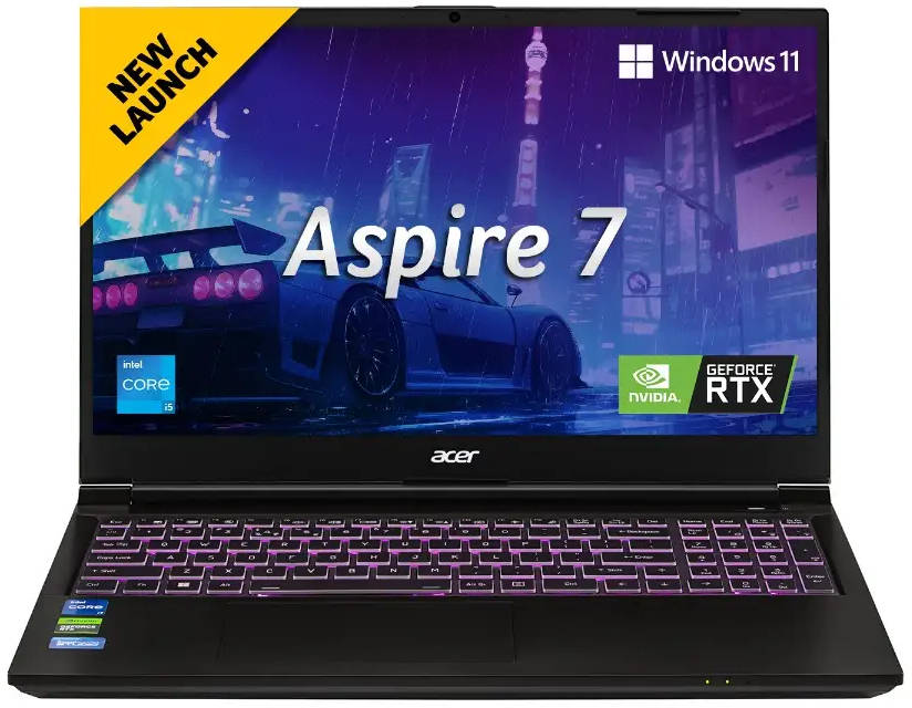 Acer Aspire 7 A715-79G (UN.U2KSI.003) Laptop (Core i7 13th Gen/32 GB/1 TB SSD/Windows 11/6 GB)