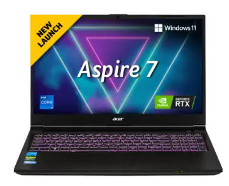 Acer Aspire 7 A715-79G (UN.U35SI.00D) Laptop (Core i7 13620H/16 GB/512 GB SSD/Windows 11/6 GB)