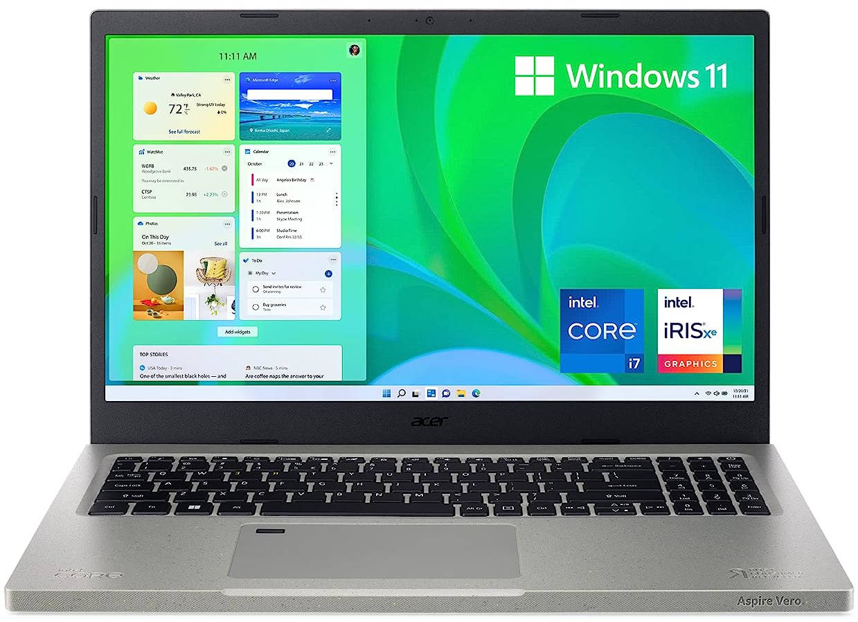 Acer Aspire Vero AV15-51-75QQ (NX.AYCAA.002) Laptop (Core i7 11th Gen/16 GB/512 GB SSD/Windows 11)