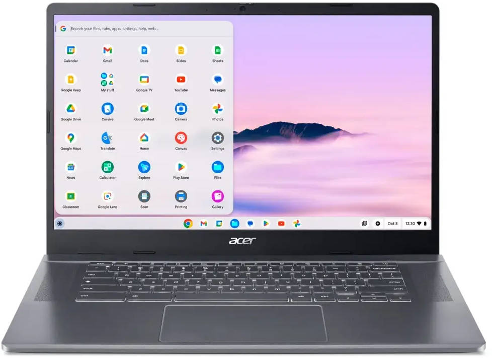 Acer Chromebook Plus CB515-2H (NX.KNUSI.002) Laptop (Core i3 13th Gen/8 GB/256 GB SSD/Google Chrome)
