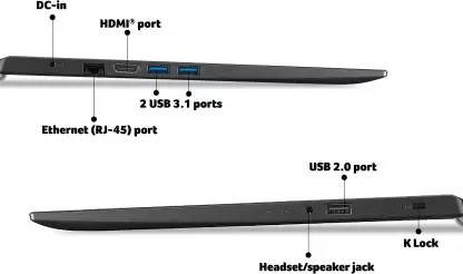 Acer Extensa EX215-54 (UN.EGJSI.056) Laptop (Core i3 11th Gen/8 GB/256 GB SSD/Windows 11)
