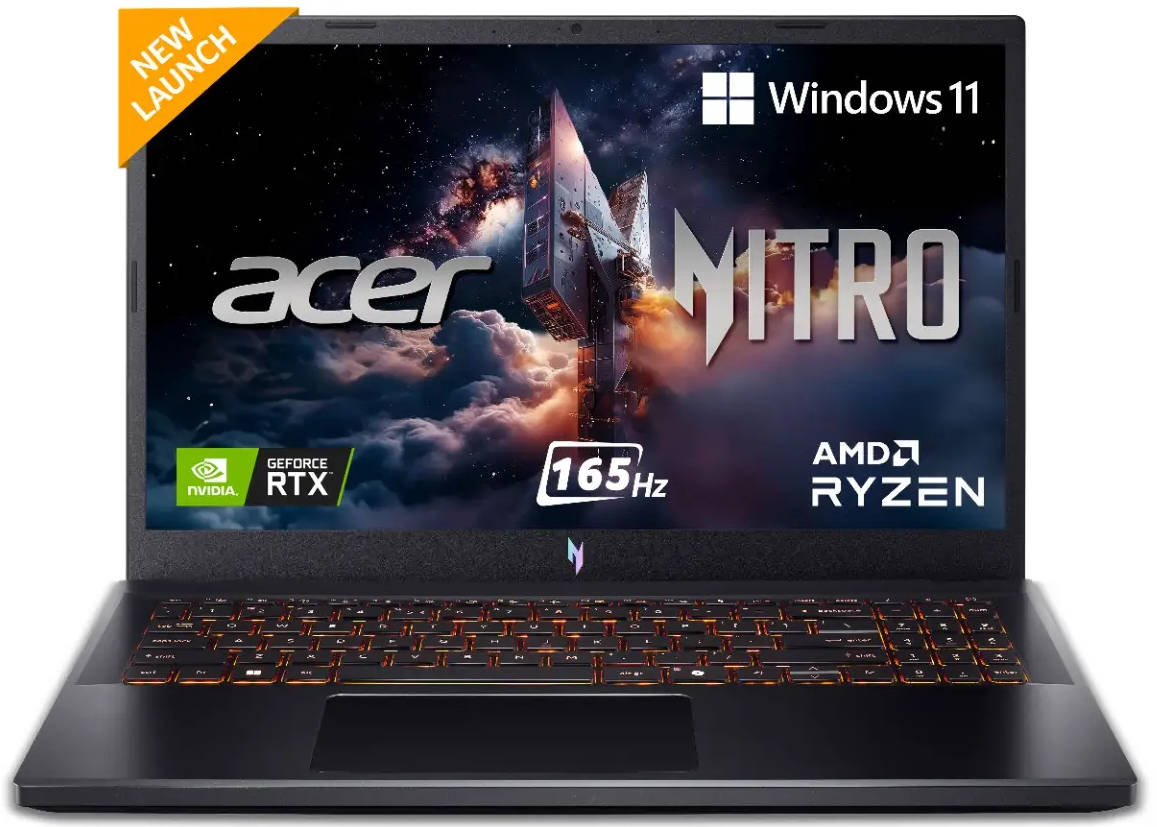 Acer Nitro V 15 ANV15-42 (NH.U2ZSI.001) Laptop (AMD Ryzen 7/16 GB/512 GB SSD/Windows 11/6 GB)