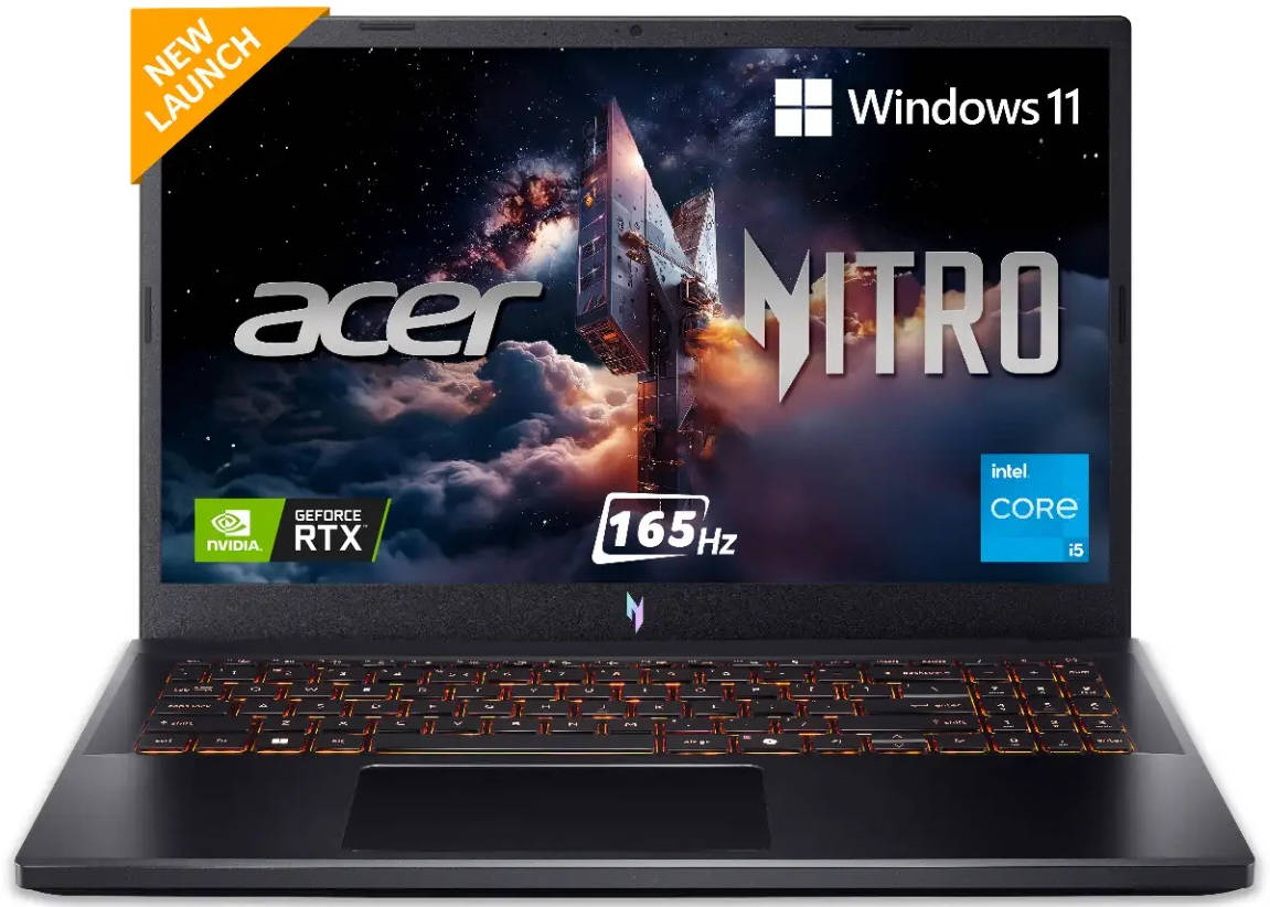 Acer Nitro V 15 ANV15-52 (NH.QZ9SI.002) Laptop (Core i5 13th Gen/16 GB/512 GB SSD/Windows 11/8 GB)