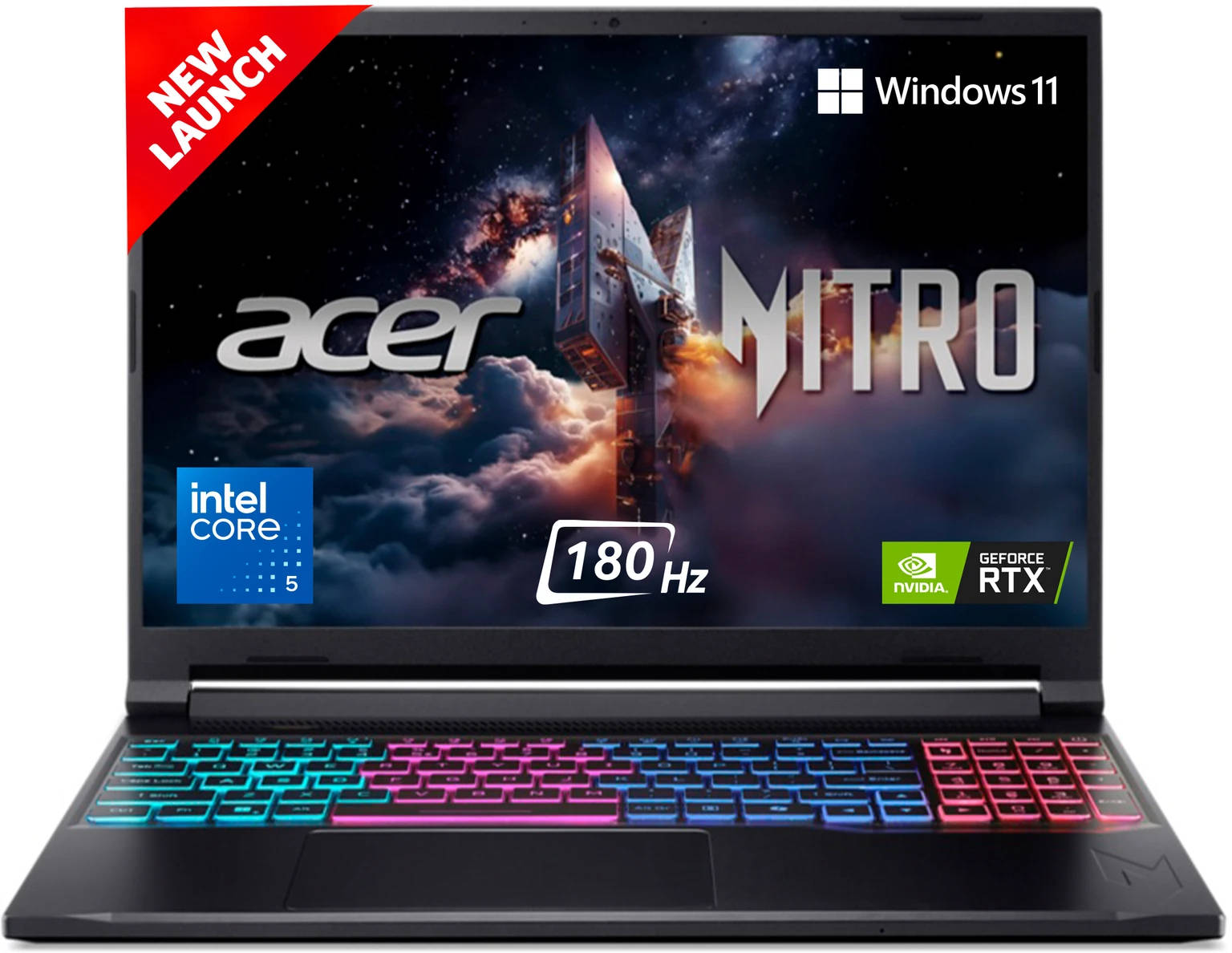 Acer Nitro V ANV16S-71 (NH.QXBSI.001) Laptop (Intel Core i5/16 GB/512 GB SSD/Windows 11/8 GB)