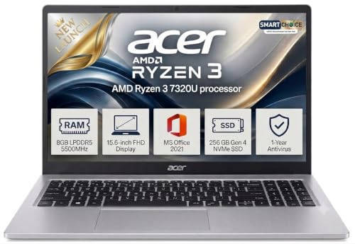 Acer One Z14-55M Laptop (Ryzen 3/8 GB/256 GB SSD/Windows 11)
